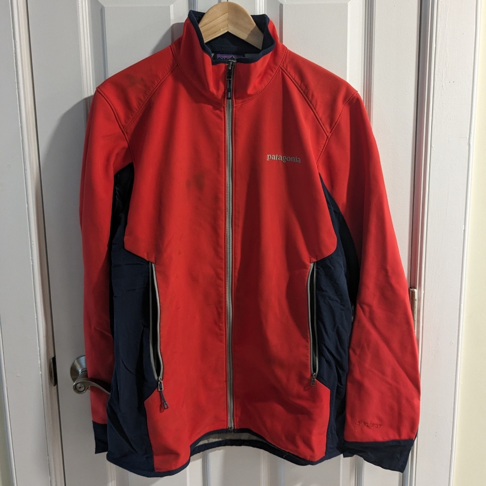 Patagonia run/bike hoodless jacket